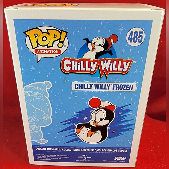 Chilly willy frozen funko exclusive # 485 (nib) - Picture 7 of 7